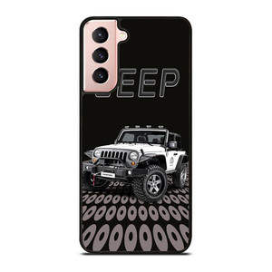 JEEP WHITE CAR Samsung Galaxy S21 Case Cover