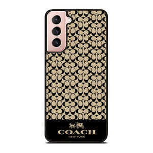 LOGO COACH NEW YORK Samsung Galaxy S21 Case Cover LOGO COACH NEW YORK Samsung Galaxy S21 Case Cover