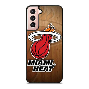 MIAMI HEAT WOODEN LOGO NBA Samsung Galaxy S21 Case Cover