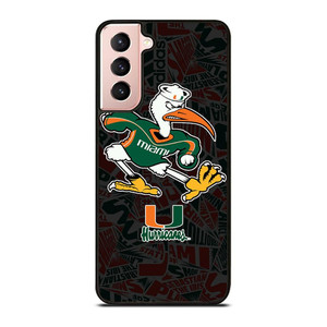 MIAMI HURRICANES UM FOOTBALL Samsung Galaxy S21 Case Cover MIAMI HURRICANES UM FOOTBALL Samsung Galaxy S21 Case Cover