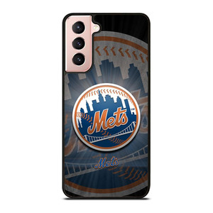 NEW YORK METS MLB LOGO Samsung Galaxy S21 Case Cover NEW YORK METS MLB LOGO Samsung Galaxy S21 Case Cover