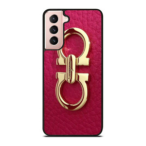 SALVATORE FERRAGAMO LOGO MAGENTA Samsung Galaxy S21 Case Cover SALVATORE FERRAGAMO LOGO MAGENTA Samsung Galaxy S21 Case Cover