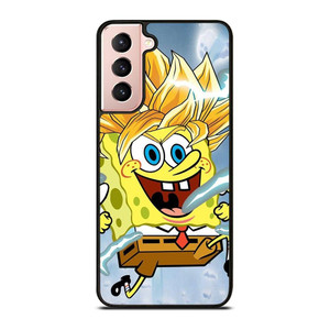 SPONGEBOB DRAGON BALL SAIYAN Samsung Galaxy S21 Case Cover