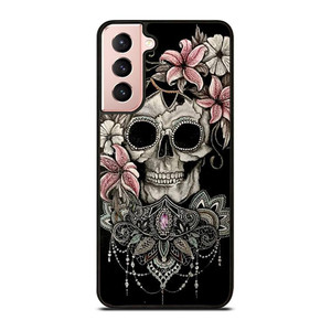 SUGAR SKULL FLOWER Samsung Galaxy S21 Case Cover SUGAR SKULL FLOWER Samsung Galaxy S21 Case Cover