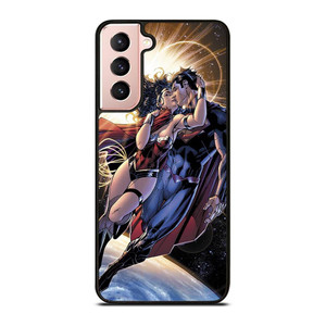 SUPERMAN KISSING WONDER WOMAN Samsung Galaxy S21 Case Cover SUPERMAN KISSING WONDER WOMAN Samsung Galaxy S21 Case Cover