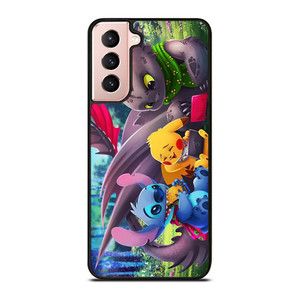 TOOTHLESS STITCH PIKACHU Samsung Galaxy S21 Case Cover