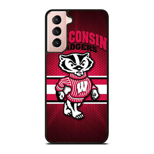 WISCONSIN BADGER FOOTBALL LOGO 2 Samsung Galaxy S21 Case Cover