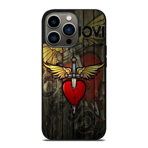 BON JOVI WOODEN LOGO iPhone 13 Pro Case Cover