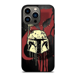 BOBA FETT HELMET STAR WARS ART iPhone 13 Pro Case Cover BOBA FETT HELMET STAR WARS ART iPhone 13 Pro Case Cover