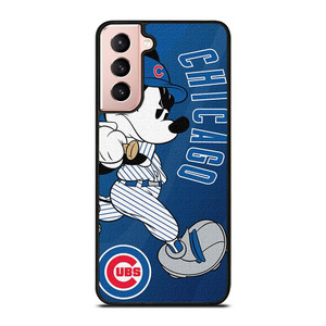CHICAGO CUBS LOGO MICKEY MOUSE Samsung Galaxy S21 Case Cover