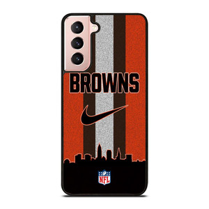 CLEVELAND BROWNS NIKE STRIPE Samsung Galaxy S21 Case Cover CLEVELAND BROWNS NIKE STRIPE Samsung Galaxy S21 Case Cover