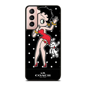 COACH NEW YORK X SEXY BETTY BOOP Samsung Galaxy S21 Case Cover COACH NEW YORK X SEXY BETTY BOOP Samsung Galaxy S21 Case Cover