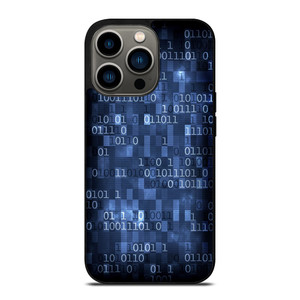 BLUE STYLISH BINARY CODE iPhone 13 Pro Case Cover BLUE STYLISH BINARY CODE iPhone 13 Pro Case Cover