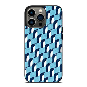 BLUE PENGUINS PATTERN iPhone 13 Pro Case Cover