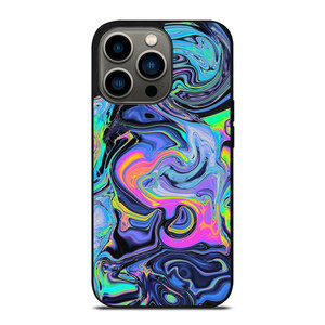 BLUE LIQUID CHROME iPhone 13 Pro Case Cover