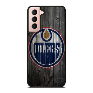 EDMONTON OILERS WOODEN LOGO Samsung Galaxy S21 Case Cover