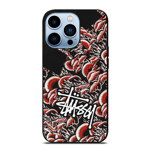 STUSSY CORAL PATTERN iPhone 13 Pro Max Case Cover
