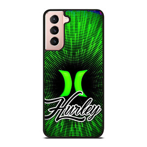 HURLEY LOGO GREEN Samsung Galaxy S21 Case Cover