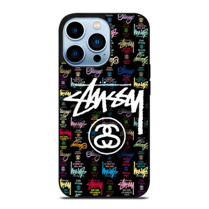 STUSSY COLLAGE LOGO iPhone 13 Pro Max Case Cover STUSSY COLLAGE LOGO iPhone 13 Pro Max Case Cover