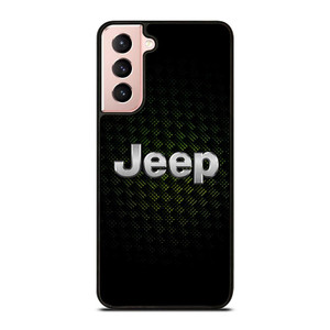 JEEP GREEN CARBON LOGO Samsung Galaxy S21 Case Cover