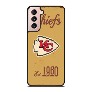 KANSAS CITY CHIEFS RUSTY LOGO Samsung Galaxy S21 Case Cover