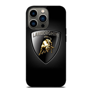 BLACK LAMBORGHINI LOGO iPhone 13 Pro Case Cover