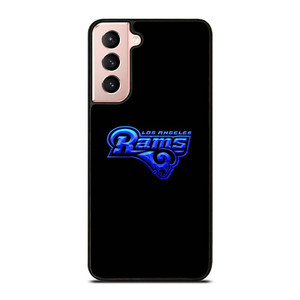 LOS ANGELES RAMS NEON BLUE LOGO Samsung Galaxy S21 Case Cover