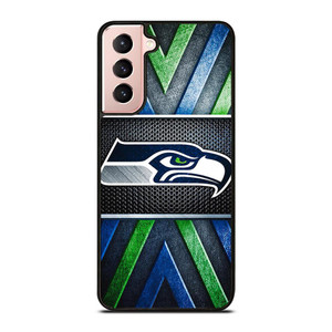 SEATTLE SEAHAWKS METAL LOGO Samsung Galaxy S21 Case Cover SEATTLE SEAHAWKS METAL LOGO Samsung Galaxy S21 Case Cover
