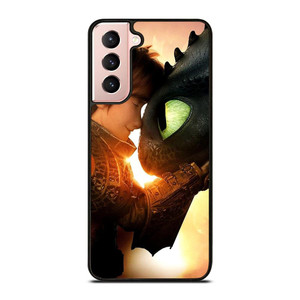 TOOTHLESS AND HICCUP TRAIN YOUR DRAGON Samsung Galaxy S21 Case Cover TOOTHLESS AND HICCUP TRAIN YOUR DRAGON Samsung Galaxy S21 Case Cover
