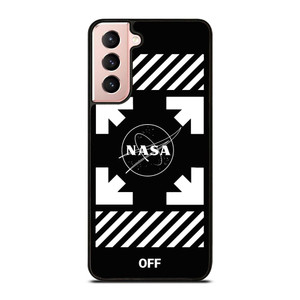 WHITE NASA OFF Samsung Galaxy S21 Case Cover