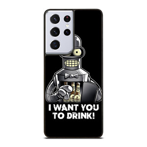 FUTURAMA BENDER QUOTE Samsung Galaxy S21 Ultra Case Cover