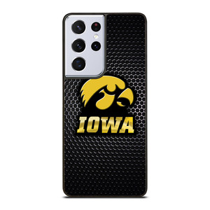 IOWA HAWKEYES METAL LOGO Samsung Galaxy S21 Ultra Case Cover