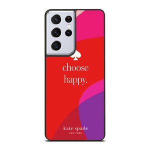 KATE SPADE CHOOSE HAPPY Samsung Galaxy S21 Ultra Case Cover KATE SPADE CHOOSE HAPPY Samsung Galaxy S21 Ultra Case Cover