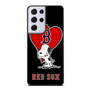 LOVE BOSTON RED SOX SNOOPY Samsung Galaxy S21 Ultra Case Cover