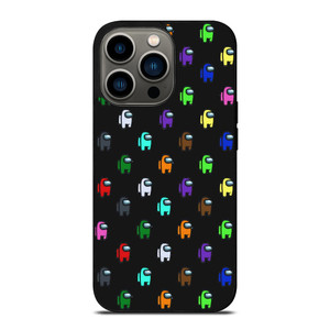 AMONG US GAME PATTERN iPhone 13 Pro Case Cover