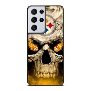 PITTSBURGH STEELERS FOOTBALL SKULL Samsung Galaxy S21 Ultra Case Cover PITTSBURGH STEELERS FOOTBALL SKULL Samsung Galaxy S21 Ultra Case Cover