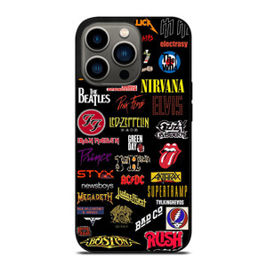 ALL CLASSIC ROCK BAND REVOLUTION LOGO iPhone 13 Pro Case Cover