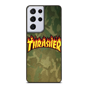 THRASHER LOGO CAMO FABRIC Samsung Galaxy S21 Ultra Case Cover THRASHER LOGO CAMO FABRIC Samsung Galaxy S21 Ultra Case Cover