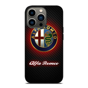 ALFA ROMEO RED CARBON LOGO iPhone 13 Pro Case Cover ALFA ROMEO RED CARBON LOGO iPhone 13 Pro Case Cover
