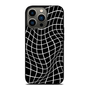 AESTHETIC WAVY GRID PATTERN iPhone 13 Pro Case Cover