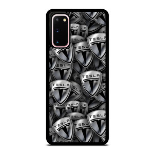TESLA METAL LOGO COLLAGE Samsung Galaxy S20 Case Cover