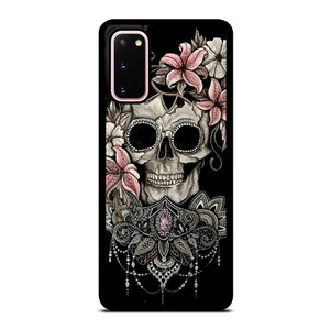 SUGAR SKULL FLOWER Samsung Galaxy S20 Case Cover SUGAR SKULL FLOWER Samsung Galaxy S20 Case Cover