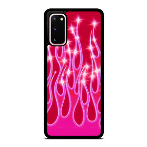 SNINY PINK FLAMES Samsung Galaxy S20 Case Cover SNINY PINK FLAMES Samsung Galaxy S20 Case Cover