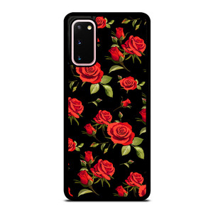 SEAMLESS RED ROSE PATTERN Samsung Galaxy S20 Case Cover SEAMLESS RED ROSE PATTERN Samsung Galaxy S20 Case Cover