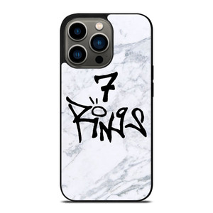 7 RINGS ARIANA GRANDE MARBLE iPhone 13 Pro Case Cover