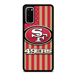 SAN FRANCISCO 49ERS AMERICAN FLAG Samsung Galaxy S20 Case Cover
