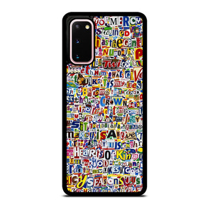 RETRO ALPHABET COLLAGE Samsung Galaxy S20 Case Cover RETRO ALPHABET COLLAGE Samsung Galaxy S20 Case Cover
