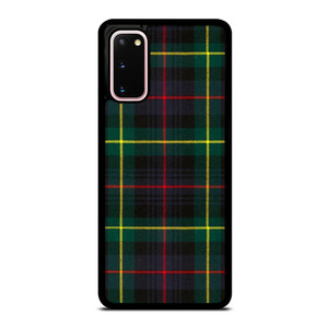 RED YELLOW TARTAN PLAID PATTERN Samsung Galaxy S20 Case Cover