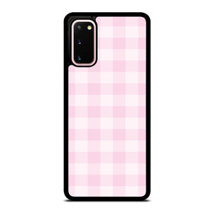 PINK PLAID PATTERN Samsung Galaxy S20 Case Cover PINK PLAID PATTERN Samsung Galaxy S20 Case Cover