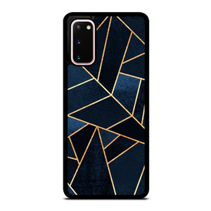NAVY STONE CERAMIC ABSTRACT Samsung Galaxy S20 Case Cover